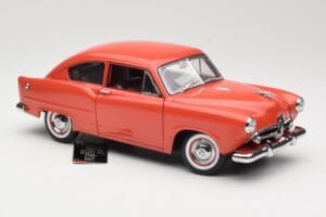 Kaiser Henry J Červený Sun Star 1:18 5092 Kov – obrázek 6 z 8