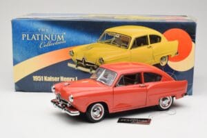 Kaiser Henry J Červený Sun Star 1:18 5092 Kov – obrázek 8 z 8