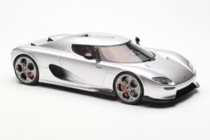 Koenigsegg CC850 Moon Silver GT Spirit 1:18 GT452 Pryskyřice – obrázek 4 z 6