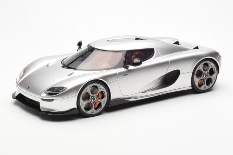 Koenigsegg CC850 Moon Silver GT Spirit 1:18 GT452 Pryskyřice