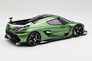 Koenigsegg Jesko Attack Zelený GT Spirit 1:18 GT927 Pryskyřice – obrázek 2 z 6