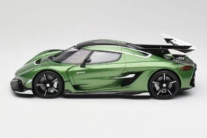 Koenigsegg Jesko Attack Zelený GT Spirit 1:18 GT927 Pryskyřice – obrázek 3 z 6