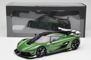 Koenigsegg Jesko Attack Zelený GT Spirit 1:18 GT927 Pryskyřice – obrázek 6 z 6