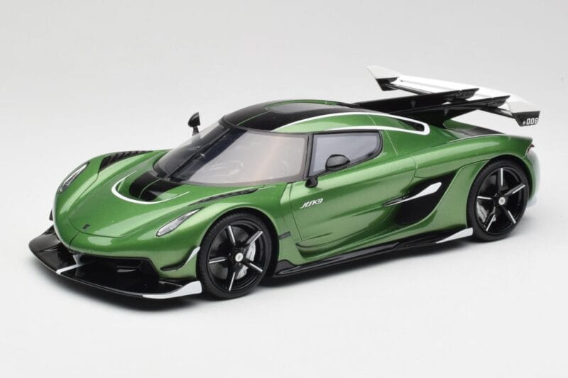 Koenigsegg Jesko Attack Zelený GT Spirit 1:18 GT927 Pryskyřice