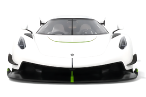 Koenigsegg Jesko Pearl White GT Spirit 1:8 GTS801301 Pryskyřice – obrázek 4 z 5