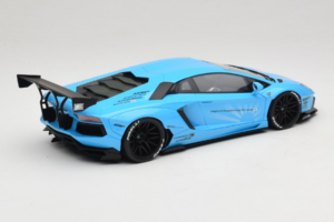 Lamborghini Aventador Liberty Walk Modrý GT Spirit 1:18 GT073 Pryskyřice – obrázek 2 z 6