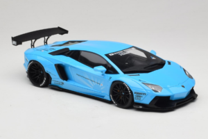 Lamborghini Aventador Liberty Walk Modrý GT Spirit 1:18 GT073 Pryskyřice – obrázek 4 z 6
