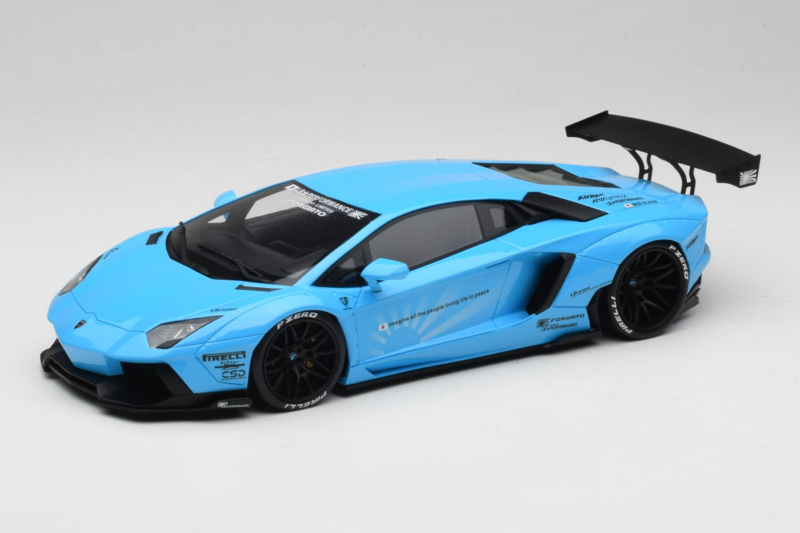 Lamborghini Aventador Liberty Walk Modrý GT Spirit 1:18 GT073 Pryskyřice