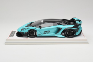 Lamborghini Aventador Liberty Walk LB-Silhouette WORKS GT Evo Mátově Zelený IVY 1:18 REMC001 Pryskyřice