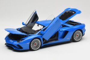 Lamborghini Aventador S LP740-4 Blue Nila AUTOart 1:18 79134 Kov – obrázek 2 z 8