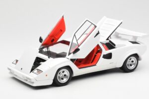 Lamborghini Countach LP500S Bílý Kyosho 1:18 08320E Kov – obrázek 2 z 8