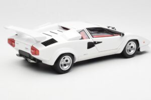 Lamborghini Countach LP500S Bílý Kyosho 1:18 08320E Kov – obrázek 3 z 8