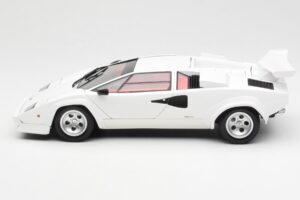 Lamborghini Countach LP500S Bílý Kyosho 1:18 08320E Kov – obrázek 4 z 8