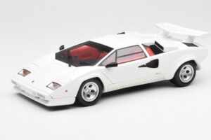 Lamborghini Countach LP500S Bílý Kyosho 1:18 08320E Kov