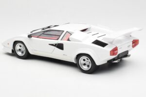 Lamborghini Countach LP500S Bílý Kyosho 1:18 08320E Kov – obrázek 7 z 8