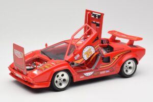 Lamborghini Countach Červený Bburago 1:18 3047 Kov – obrázek 2 z 8