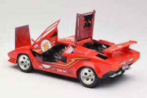 Lamborghini Countach Červený Bburago 1:18 3047 Kov – obrázek 5 z 8