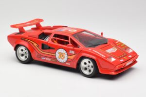 Lamborghini Countach Červený Bburago 1:18 3047 Kov – obrázek 6 z 8