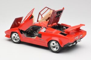 Lamborghini Countach Červený Bburago 1:18 3047-M1 Kov – obrázek 5 z 8
