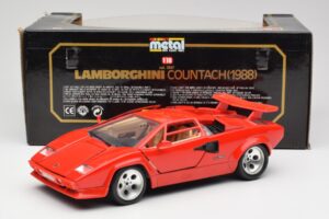 Lamborghini Countach Červený Bburago 1:18 3047-M1 Kov – obrázek 8 z 8