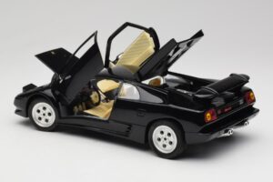Lamborghini Diablo Černý Mira 1:18 6107 Kov – obrázek 5 z 8