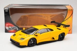 Lamborghini Diablo GTR Žlutý Hot Wheels 1:18 53885 Kov – obrázek 8 z 8