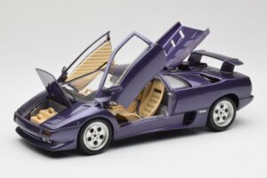 Lamborghini Diablo Fialový Maisto 1:18 3028 Kov – obrázek 2 z 8