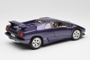Lamborghini Diablo Fialový Maisto 1:18 3028 Kov – obrázek 3 z 8