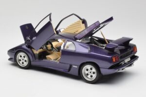 Lamborghini Diablo Fialový Maisto 1:18 3028 Kov – obrázek 5 z 8
