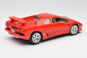 Lamborghini Diablo Červený Bburago 1:18 3028-M1 Kov – obrázek 3 z 8
