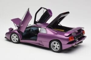 Lamborghini Diablo SE30 Anniversary Edition Metalická Fialová AUTOart 1:18 79158 Kov – obrázek 5 z 8