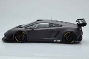 Lamborghini Gallardo GT3 FL2 Tmavě Šedý AUTOart 1:18 81360 Kov – obrázek 4 z 8