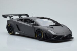 Lamborghini Gallardo GT3 FL2 Tmavě Šedý AUTOart 1:18 81360 Kov – obrázek 6 z 8