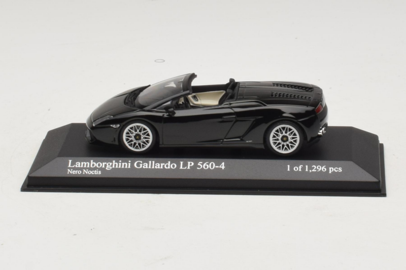 Lamborghini Gallardo LP560-4 Spyder Černý Minichamps 1:43 400103830 Kov