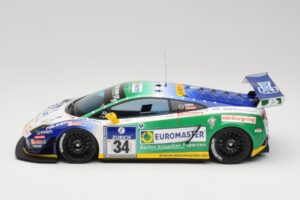 Lamborghini Gallardo LP600+ GT3 Reiter Engineering #34 H-J. Stuck / D. Rostek ADAC 24 Hours Nurburgring 2011 Minichamps 1:18  – obrázek 3 z 6