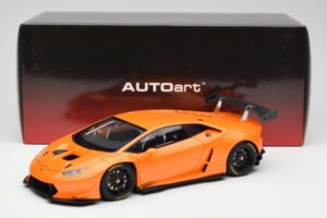 Lamborghini Huracan LP620-2 Super Trofeo Arancio Borealis Pearl Effect Oranžový AUTOart 1:18 81558 Kov – obrázek 8 z 8