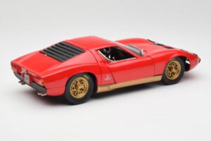 Lamborghini Miura Červený Anson 1:18 30302 Kov – obrázek 3 z 8