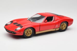 Lamborghini Miura Červený Anson 1:18 30302 Kov