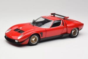 Lamborghini Miura SVR Červený & Černý Kyosho 1:18 08319R Kov