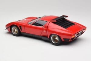 Lamborghini Miura SVR Červený & Černý Kyosho 1:18 08319R Kov – obrázek 7 z 8