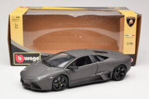 Lamborghini Reventon Matte Grey Bburago 1:18 18-11029 Kov – obrázek 8 z 8