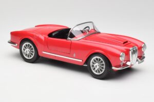 Lancia Aurelia B24 Spider Červený Bburago 1:18 3010 Kov – obrázek 6 z 8