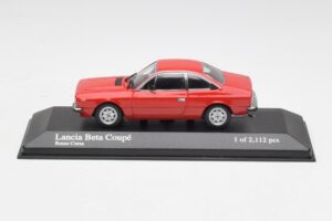 Lancia Beta Coupe Červený Minichamps 1:43 400125720 Kov