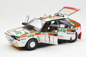Lancia Delta HF 4WD #1 D. Cerrato Totip Rally Targa Florio 1987 Kyosho 1:18 08960C Kov – obrázek 2 z 8