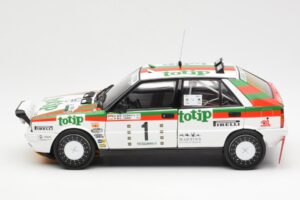Lancia Delta HF 4WD #1 D. Cerrato Totip Rally Targa Florio 1987 Kyosho 1:18 08960C Kov – obrázek 4 z 8