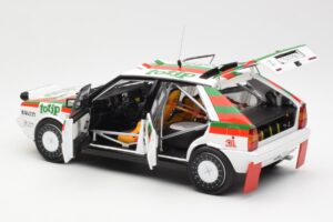 Lancia Delta HF 4WD #1 D. Cerrato Totip Rally Targa Florio 1987 Kyosho 1:18 08960C Kov – obrázek 5 z 8
