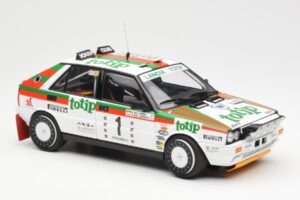 Lancia Delta HF 4WD #1 D. Cerrato Totip Rally Targa Florio 1987 Kyosho 1:18 08960C Kov – obrázek 6 z 8