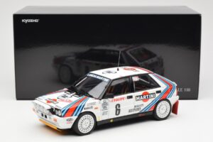 Lancia Delta HF 4WD #6 M. Biasion / T. Siviero Martini Rally Monte Carlo 1987 Kyosho 1:18 08960A Kov – obrázek 8 z 8