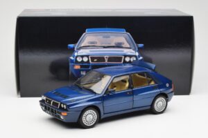 Lancia Delta HF Integrale Evo II Modrý Kyosho 1:18 08341BL Kov – obrázek 8 z 8