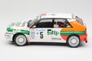 Lancia Delta HF Integrale Evo II Totip #5 A. Aghini / S. Farnocchia Rally Monte Carlo 1993 Kyosho 1:18 08348F Kov – obrázek 4 z 8